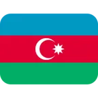 flag: Azerbaijan pour la plateforme X / Twitter