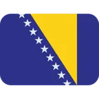 X / Twitter 플랫폼을 위한 flag: Bosnia & Herzegovina