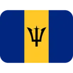 flag: Barbados для платформы X / Twitter