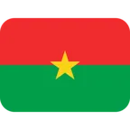 flag: Burkina Faso per la piattaforma X / Twitter