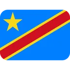 flag: Congo - Kinshasa pentru platforma X / Twitter