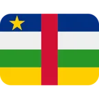 flag: Central African Republic per la piattaforma X / Twitter
