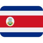X / Twitter 플랫폼을 위한 flag: Costa Rica