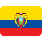 flag: Ecuador för X / Twitter-plattform
