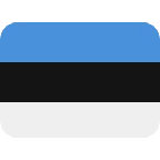 X / Twitterプラットフォームのflag: Estonia