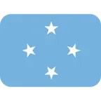 flag: Micronesia para la plataforma X / Twitter