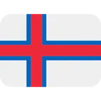 X / Twitter platformu için flag: Faroe Islands