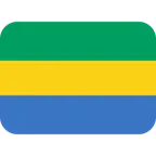 flag: Gabon for X / Twitter platform