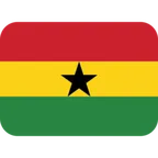 flag: Ghana para la plataforma X / Twitter