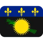 flag: Guadeloupe voor X / Twitter platform
