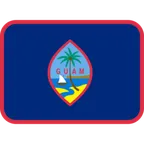 flag: Guam para la plataforma X / Twitter