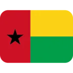 flag: Guinea-Bissau pour la plateforme X / Twitter