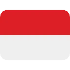 flag: Indonesia für X / Twitter Plattform