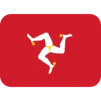 flag: Isle of Man para la plataforma X / Twitter