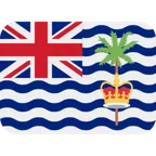 flag: British Indian Ocean Territory for X / Twitter-plattformen