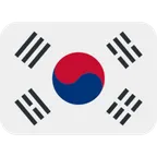 X / Twitter প্ল্যাটফর্মে জন্য flag: South Korea