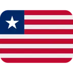 flag: Liberia para la plataforma X / Twitter