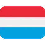 flag: Luxembourg para la plataforma X / Twitter