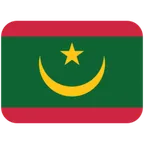 flag: Mauritania för X / Twitter-plattform