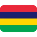 flag: Mauritius för X / Twitter-plattform