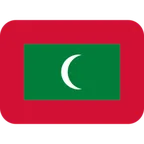 flag: Maldives για την πλατφόρμα X / Twitter