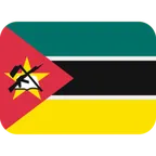 flag: Mozambique para la plataforma X / Twitter