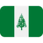 flag: Norfolk Island for X / Twitter-plattformen