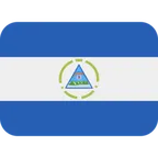 flag: Nicaragua สำหรับแพลตฟอร์ม X / Twitter