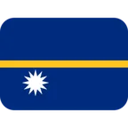 flag: Nauru för X / Twitter-plattform