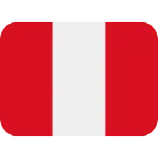 flag: Peru para la plataforma X / Twitter