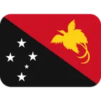 flag: Papua New Guinea pentru platforma X / Twitter