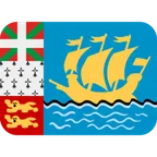 flag: St. Pierre & Miquelon for X / Twitter-plattformen