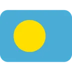 X / Twitterプラットフォームのflag: Palau