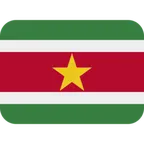 flag: Suriname pour la plateforme X / Twitter