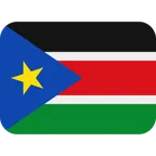 flag: South Sudan per la piattaforma X / Twitter
