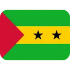X / Twitter platformu için flag: São Tomé & Príncipe