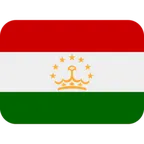 flag: Tajikistan para a plataforma X / Twitter