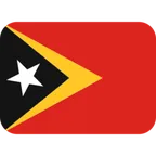 X / Twitterプラットフォームのflag: Timor-Leste