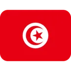 flag: Tunisia สำหรับแพลตฟอร์ม X / Twitter
