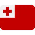 flag: Tonga voor X / Twitter platform