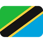 flag: Tanzania untuk platform X / Twitter