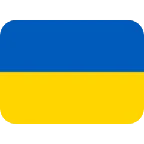 flag: Ukraine สำหรับแพลตฟอร์ม X / Twitter