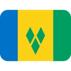 flag: St. Vincent & Grenadines voor X / Twitter platform