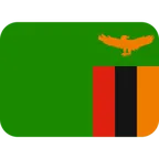 flag: Zambia untuk platform X / Twitter