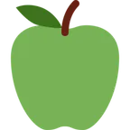 green apple pour la plateforme X / Twitter