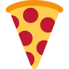 pizza per la piattaforma X / Twitter