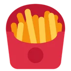 french fries voor X / Twitter platform