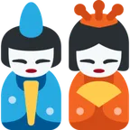 Japanese dolls for X / Twitter platform