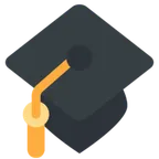graduation cap for X / Twitter platform