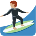 man surfing: medium skin tone untuk platform X / Twitter